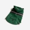 ☔ Aden Waterproof Dog Raincoat – Green Vinyl Rain Jacket with