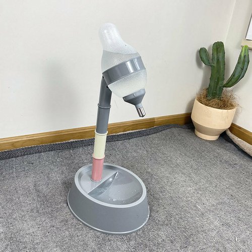 36f2d9f5-6396-44ff-bb1f-2a1a739b03f1.jpg Automatic Pet Water Dispenser Stand Feeder Bowl Adjusting Height