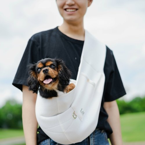 DSC05527.jpg Lof Neoprene Pet Sling Carrier - Secure & Stylish Travel for Small