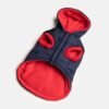 🔵 Noah Dog Jacket – Quilted Water-Resistant Winter Coat with Harness