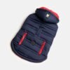 🔵 Noah Dog Jacket – Quilted Water-Resistant Winter Coat with Harness